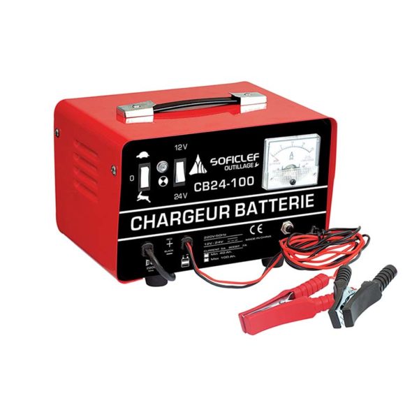 Chargeur de batterie 100Ah CB24-100 SOFICLEF